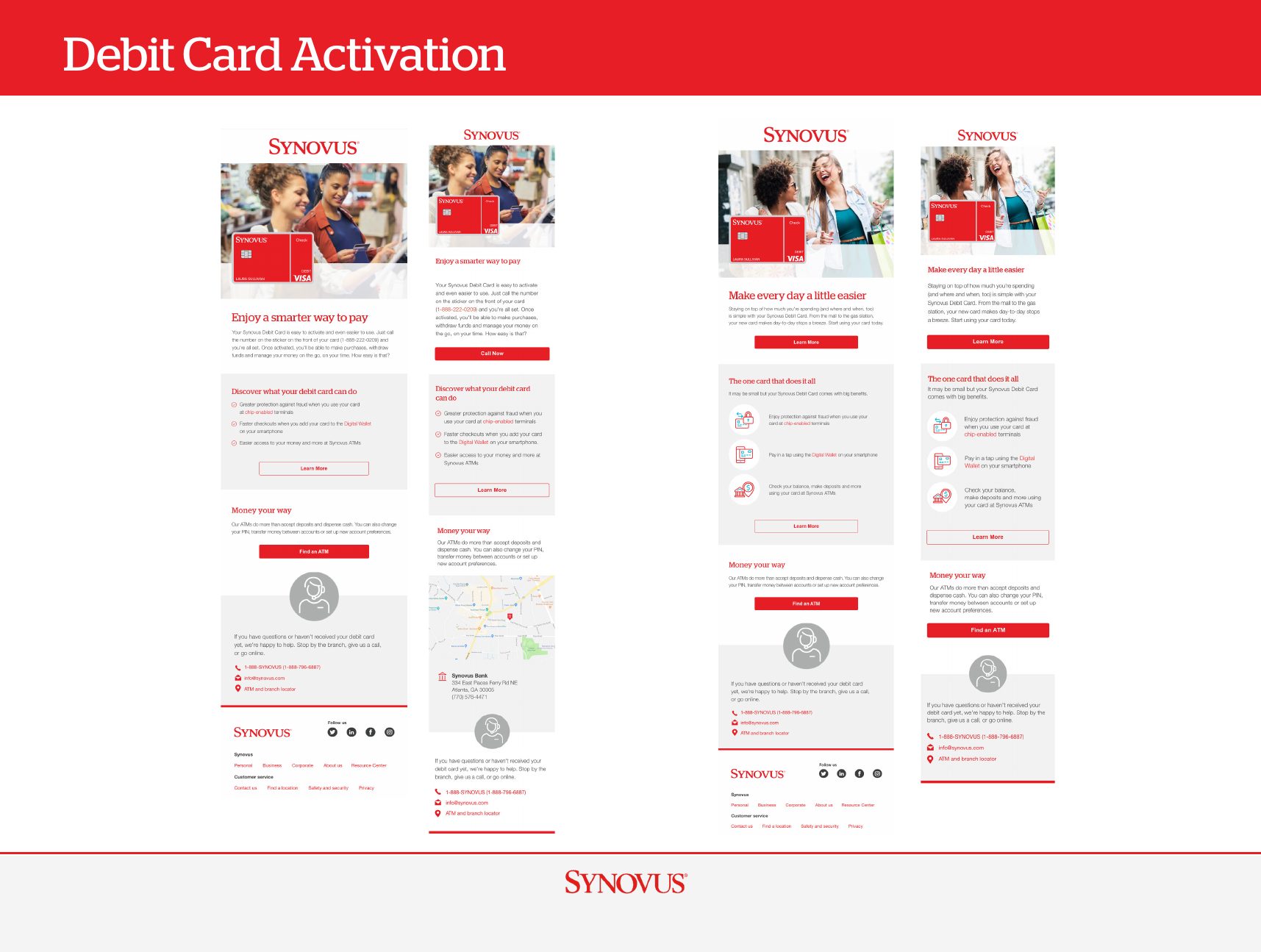 Debit Card Activation emails